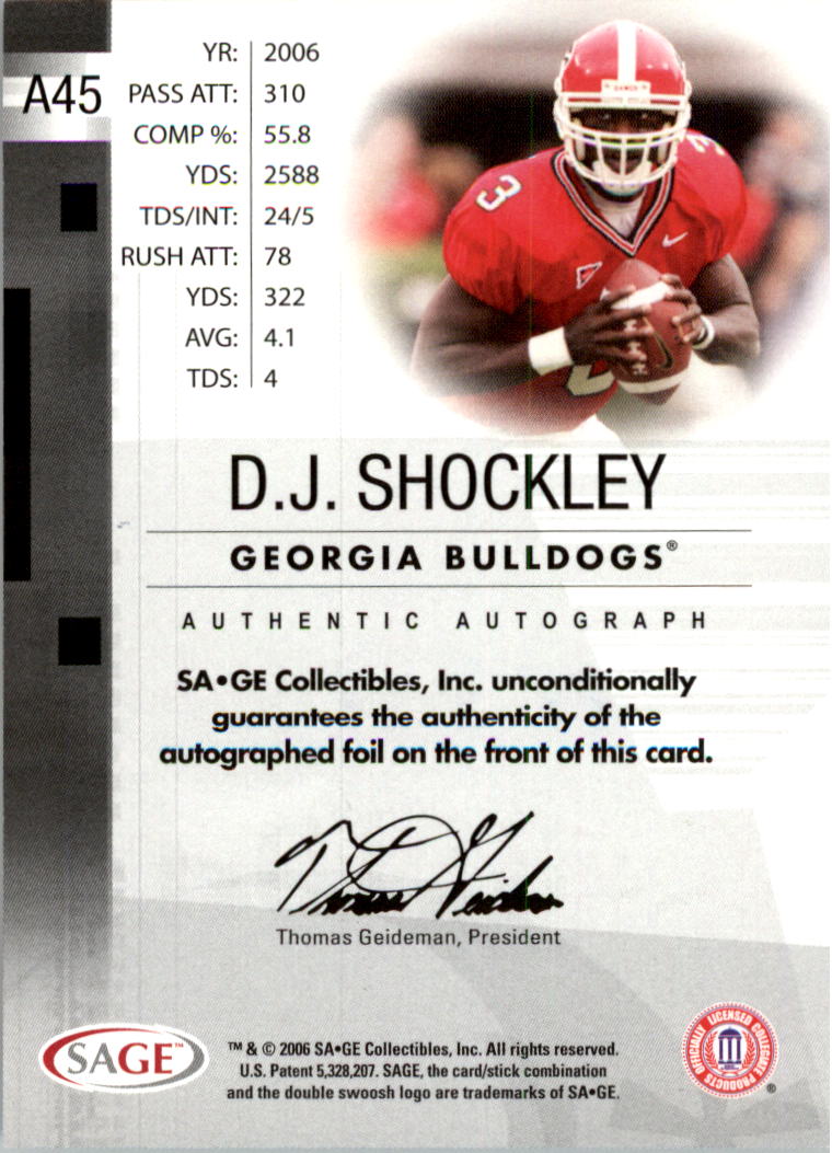 2006 SAGE Football Card Pick (Inserts)