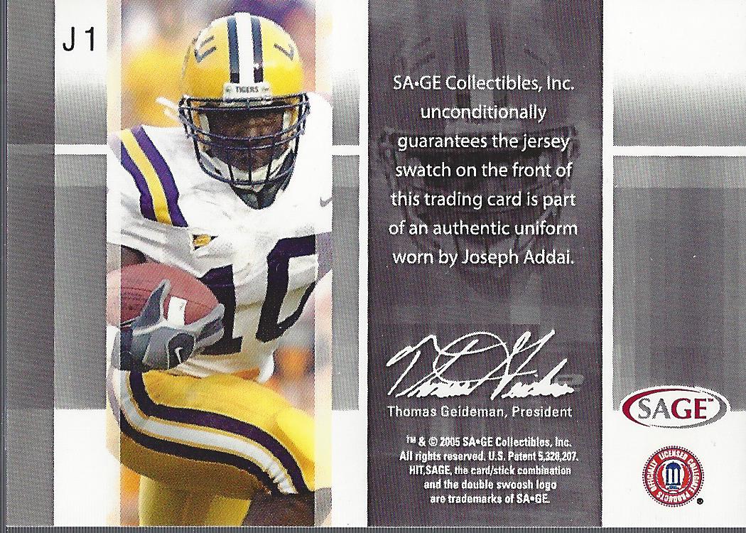 2006 SAGE Football Card Pick (Inserts)