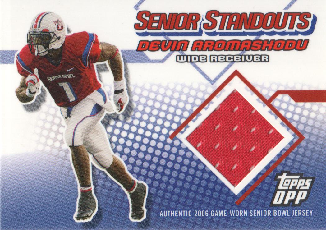 2006 Topps Draft Picks and Prospects Senior Standout Jersey #SSDA Devin Aromashodu E