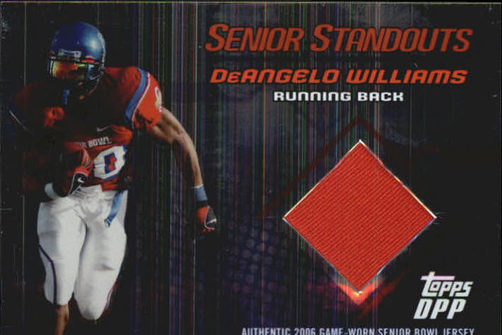 2006 Topps Draft Picks and Prospects Senior Standout Jersey Silver #SSDW DeAngelo Williams