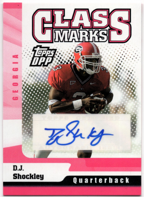 2006 Topps Draft Picks and Prospects Class Marks Autographs #CMDS D.J. Shockley E