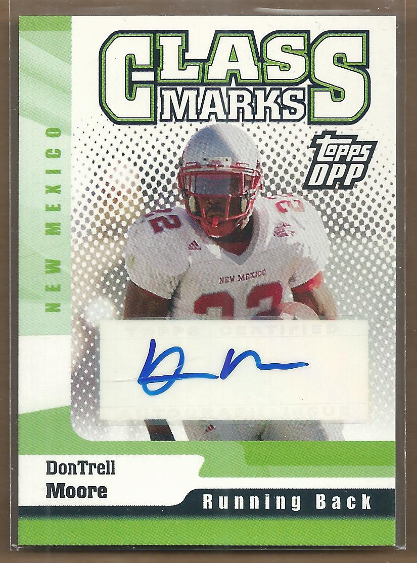 2006 Topps Draft Picks and Prospects Class Marks Autographs #CMDM DonTrell Moore F