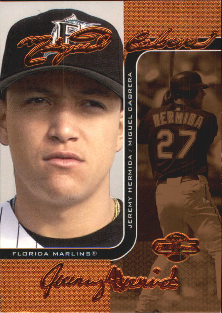 2006 Topps Co-Signers Changing Faces Bronze #8B Miguel Cabrera/Jeremy Hermida