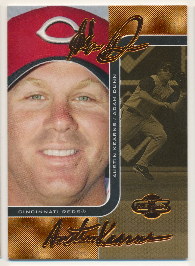 2006 Topps Co-Signers Changing Faces Gold #83A Adam Dunn/Austin Kearns