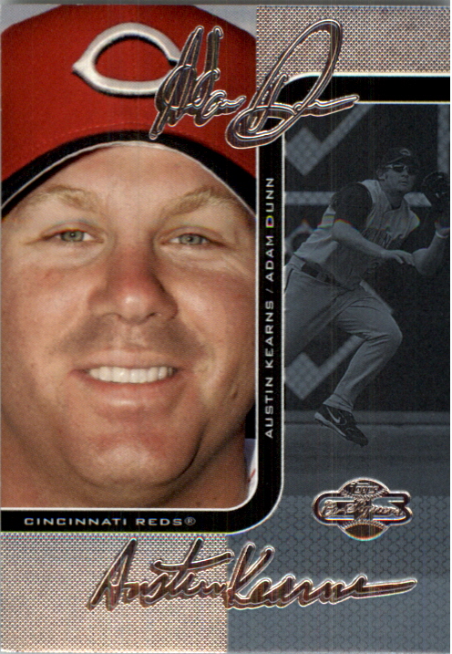 2006 Topps Co-Signers Changing Faces Silver Blue #83A Adam Dunn/Austin Kearns