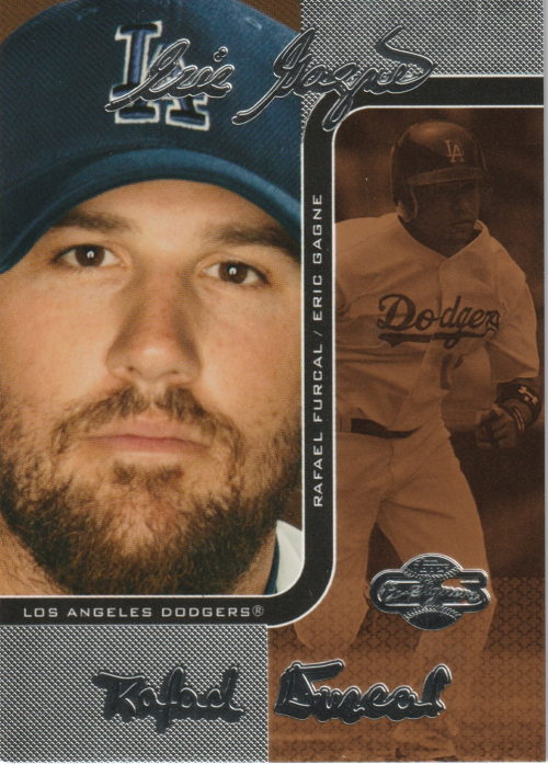2006 Topps Co-Signers Changing Faces Silver Bronze #54B Eric Gagne/Rafael Furcal