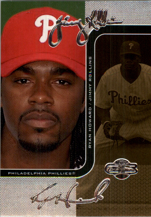 2006 Topps Co-Signers Changing Faces Silver Gold #39B Jimmy Rollins/Ryan Howard