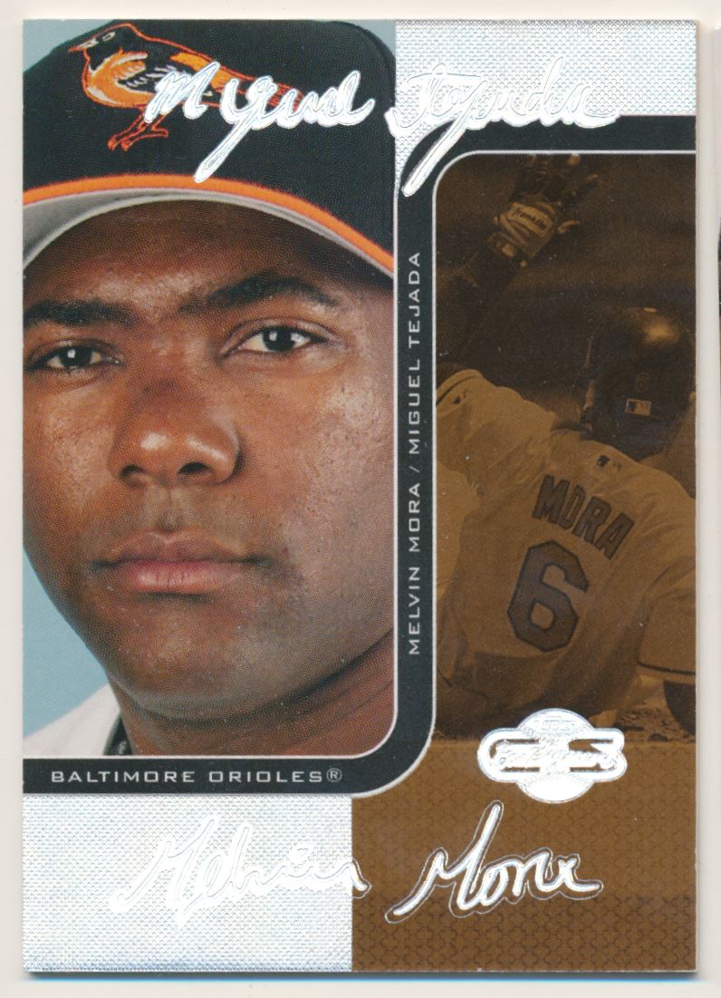2006 Topps Co-Signers Changing Faces HyperSilver Bronze #5C Miguel Tejada/Melvin Mora