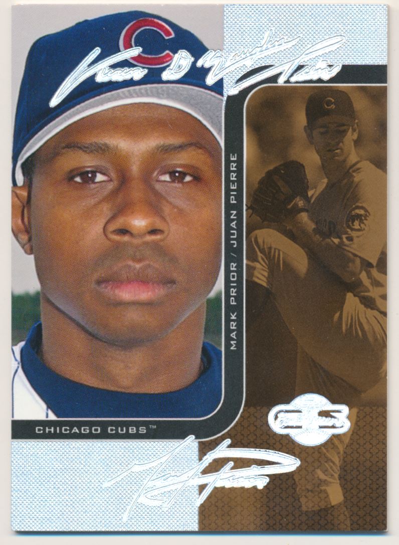 2006 Topps Co-Signers Changing Faces HyperSilver Bronze #72B Juan Pierre/Mark Prior