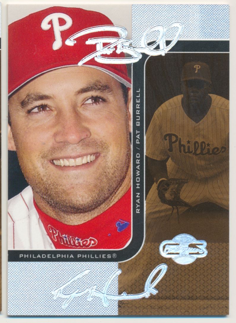 2006 Topps Co-Signers Changing Faces HyperSilver Bronze #86A Pat Burrell/Ryan Howard
