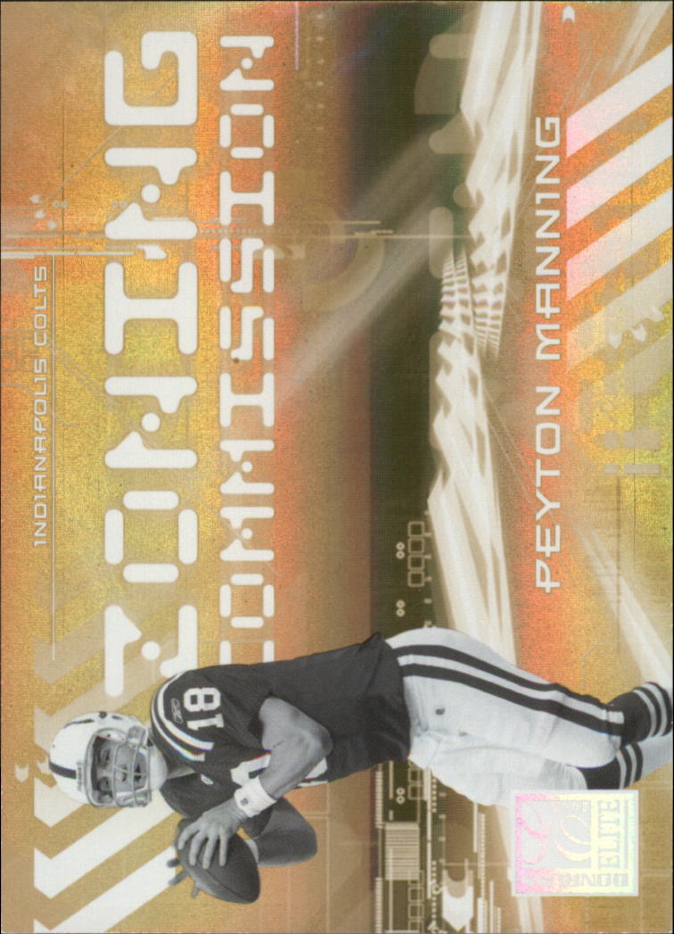 2006 Donruss Elite Zoning Commission Gold #5 Peyton Manning