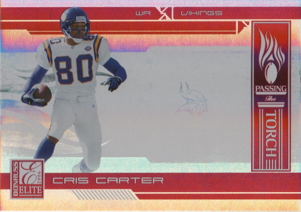 2006 Donruss Elite Passing the Torch Red #18 Cris Carter