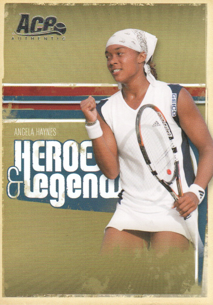 2006 Ace Authentic Heroes and Legends #35 Angela Haynes RC