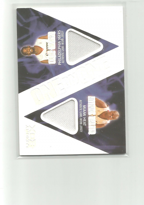 2005-06 Topps Luxury Box One on One Dual Relics #WW Antoine Walker/Chris Webber
