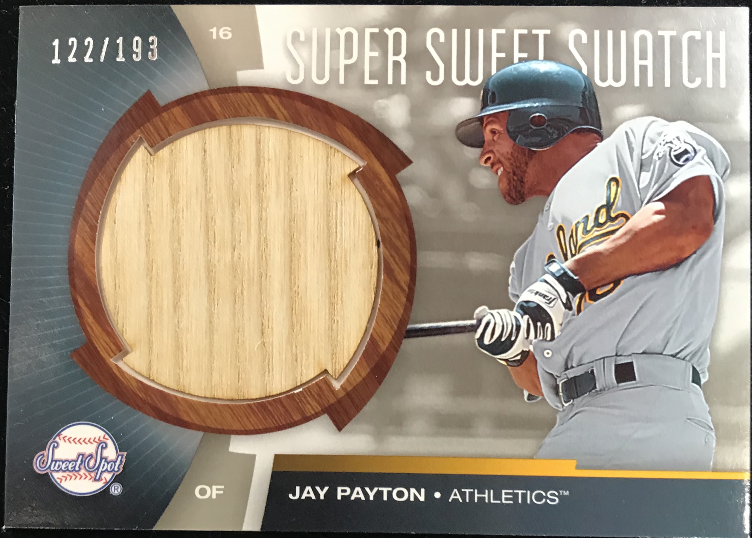2006 Sweet Spot Super Sweet Swatch #SWJA Jay Payton Bat/193