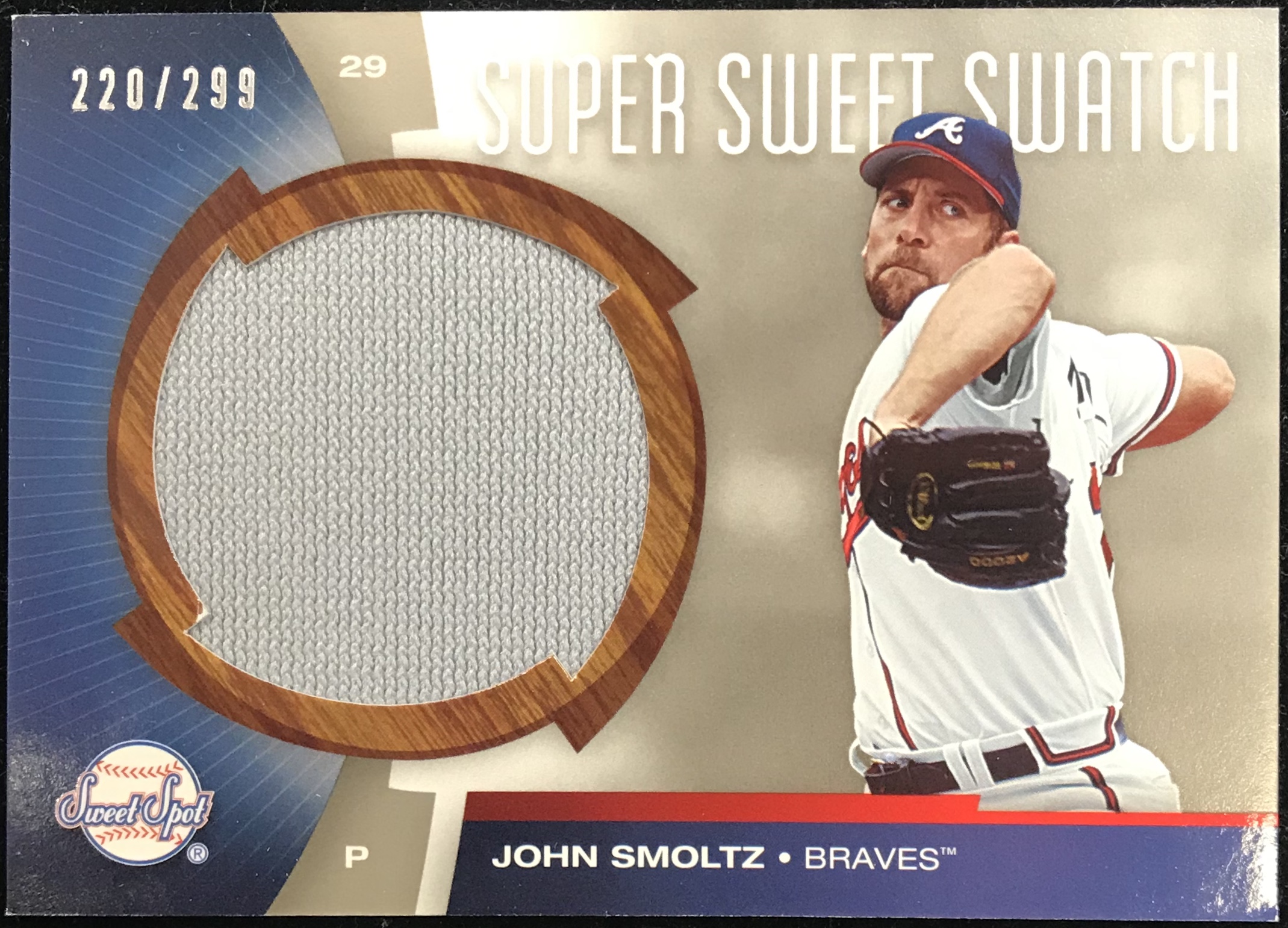 2006 Sweet Spot Super Sweet Swatch #SWJO John Smoltz Jsy/299
