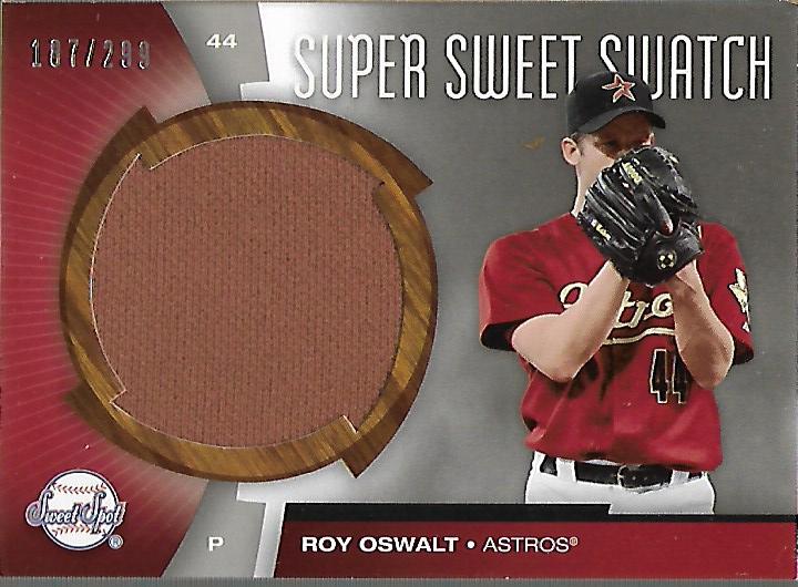 2006 Sweet Spot Super Sweet Swatch #SWRO Roy Oswalt Jsy/299