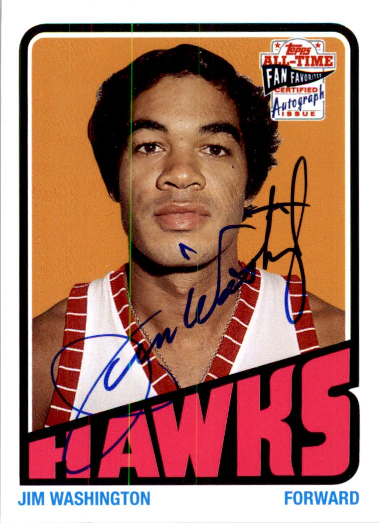 2005-06 Topps Style Fan Favorites Autographs #JW Jim Washington/210*