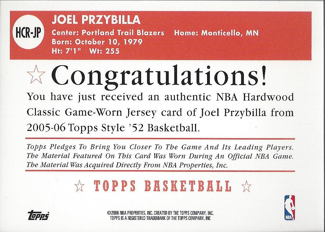 Topps Basketball Cards 2005 2005-06 Topps Style #1 Ben Wallace