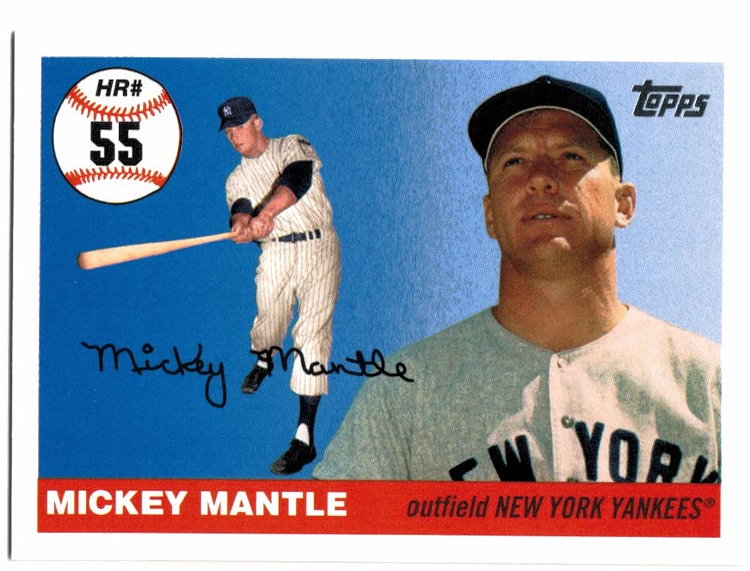 2006 Topps Mantle Home Run History #55 Mickey Mantle