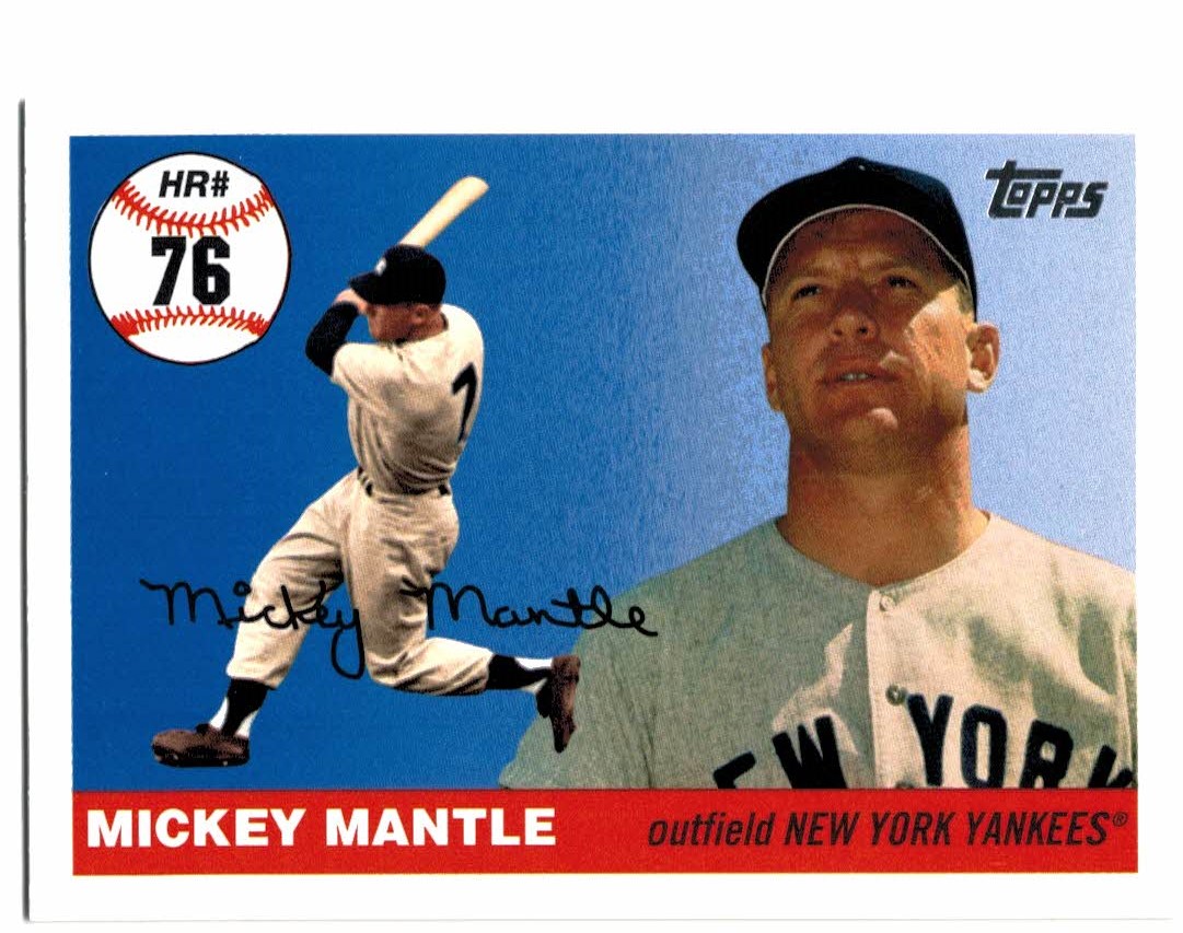 2006 Topps Mantle Home Run History #76 Mickey Mantle