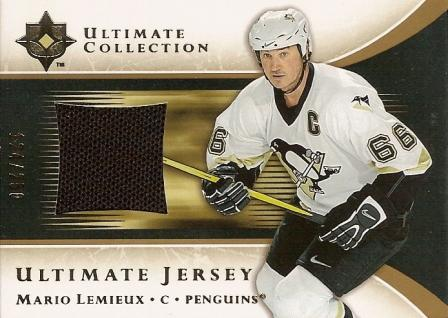 2005-06 Ultimate Collection Jerseys #JML Mario Lemieux