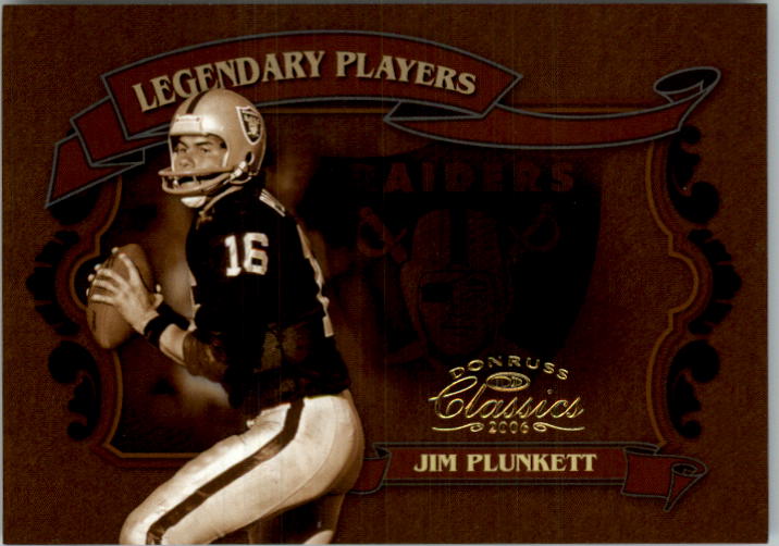 2006 Donruss Classics Legendary Players Gold #24 Jim Plunkett