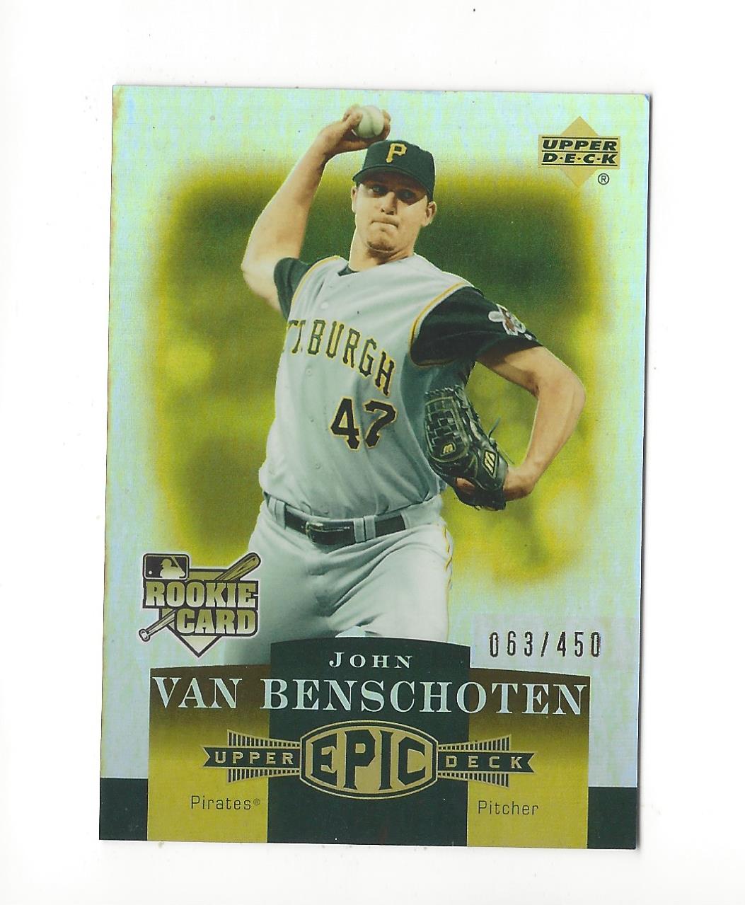 2006 Upper Deck Epic #298 John Van Benschoten (RC)