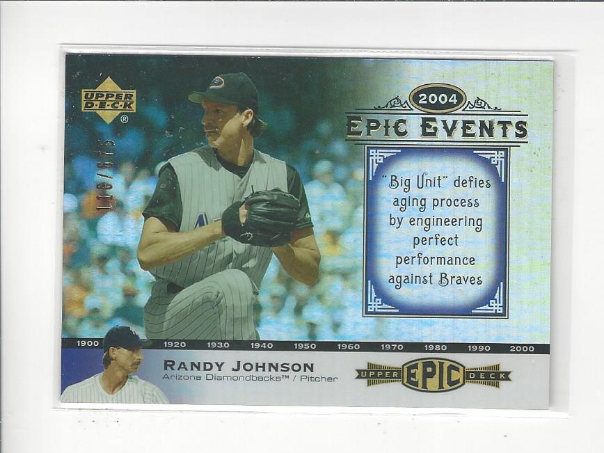 2006 Upper Deck Epic Events #EE42 Randy Johnson