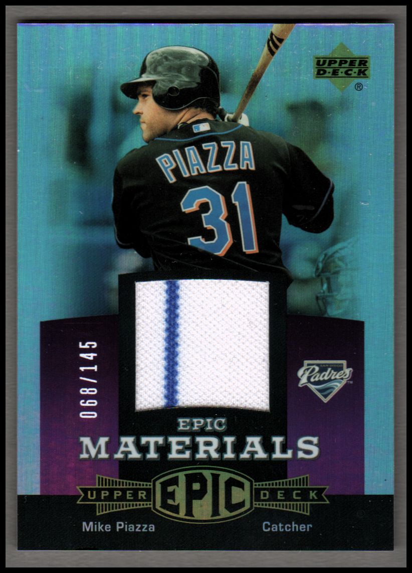 2006 Upper Deck Epic Materials Light Purple #MP1 Mike Piazza Jsy/145