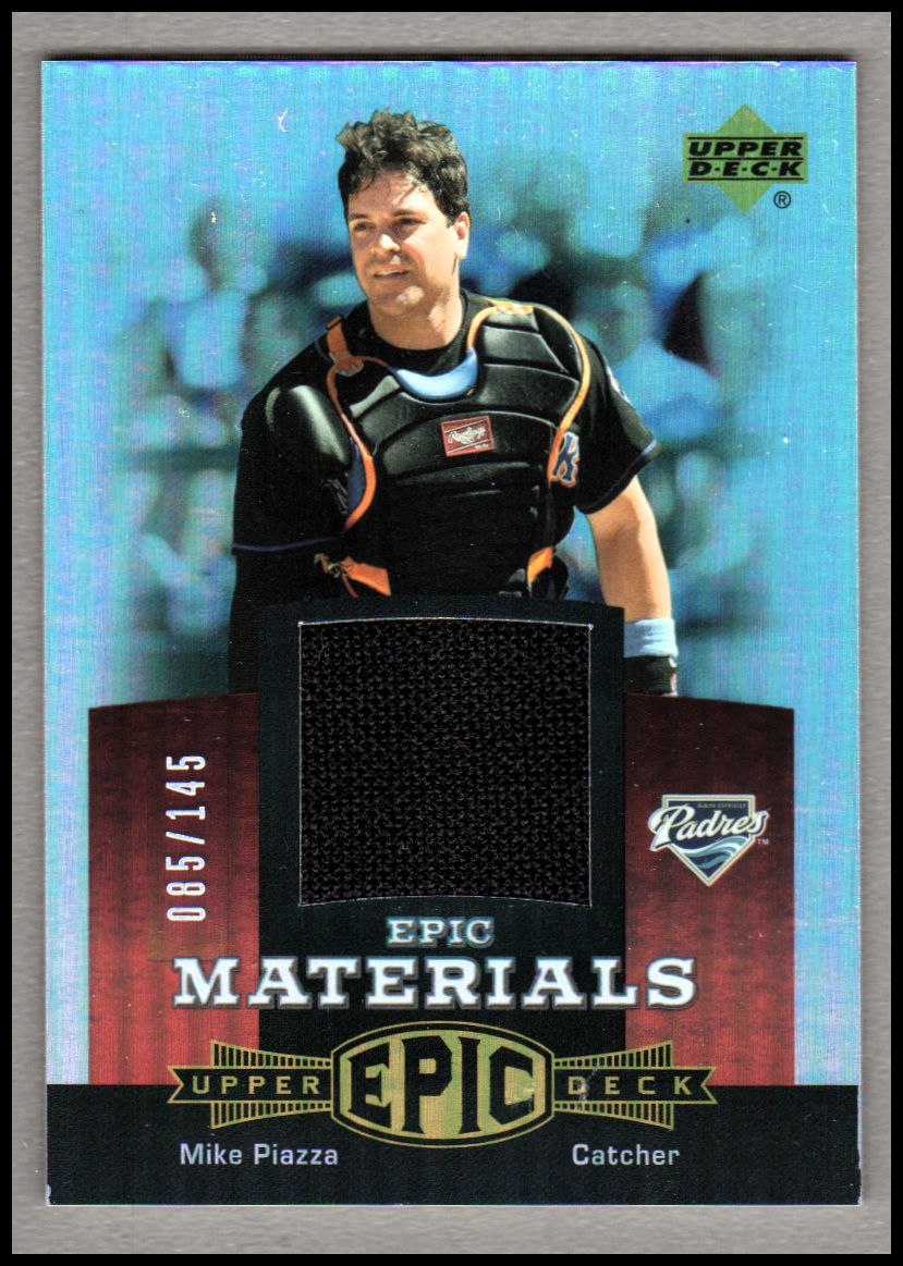 2006 Upper Deck Epic Materials Red #MP2 Mike Piazza Jsy/145