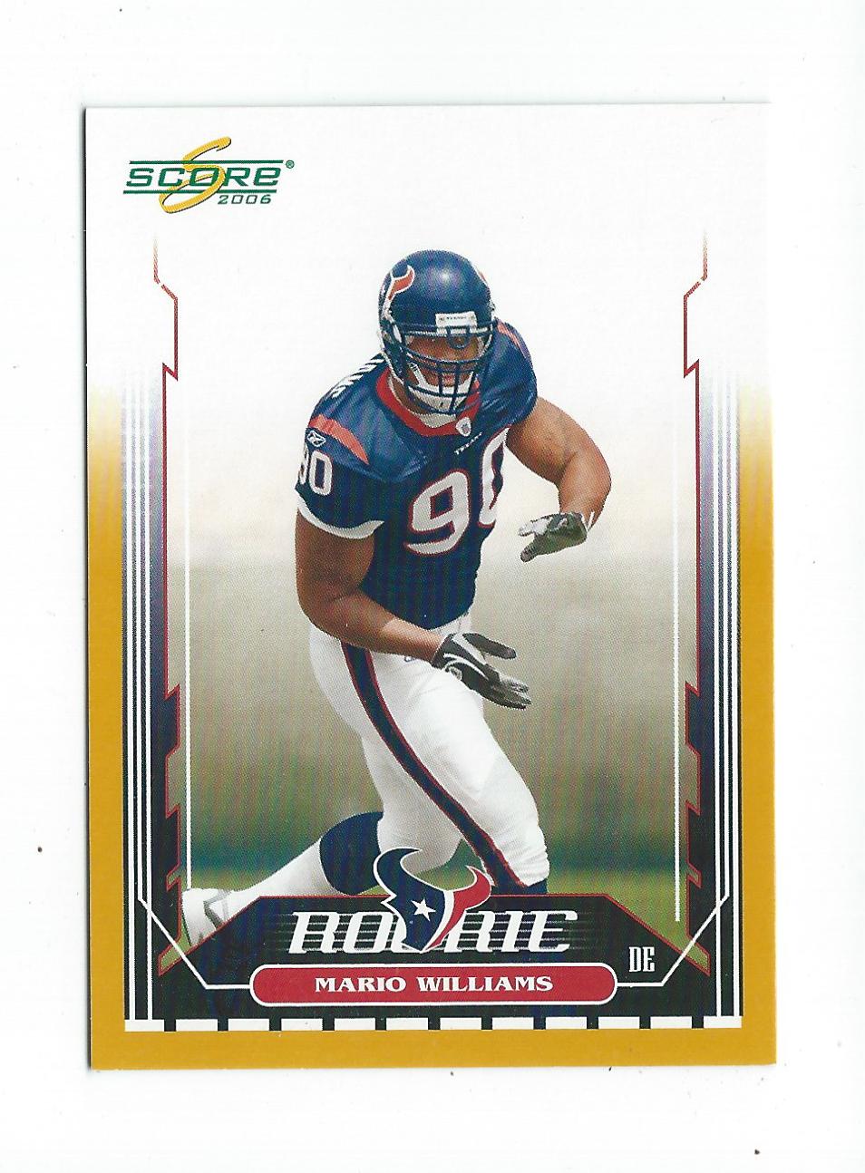 2006 Score Gold #363 Mario Williams