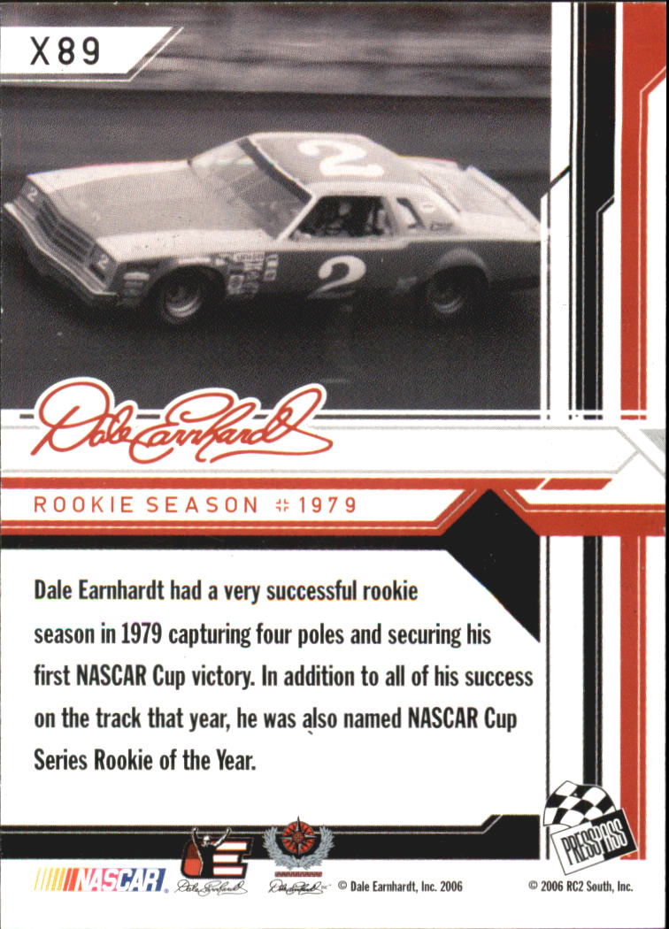2006 Press Pass Stealth X-Ray #X89 Dale Earnhardt '79 RS back image