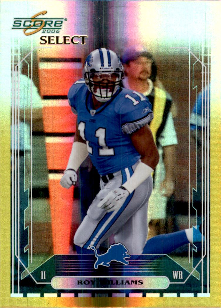 2006 Select Gold #89 Roy Williams WR