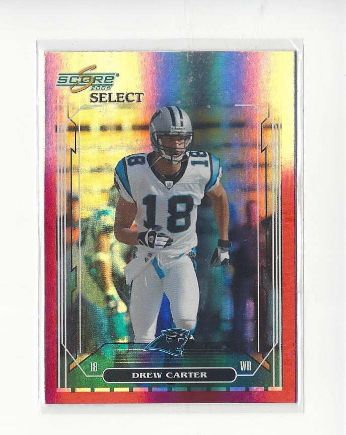 2006 Select Red #36 Drew Carter