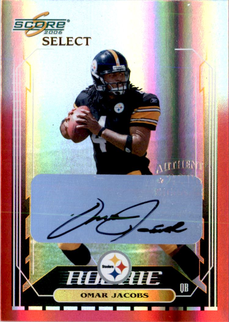 2006 Select Autographs Red #379 Omar Jacobs /10