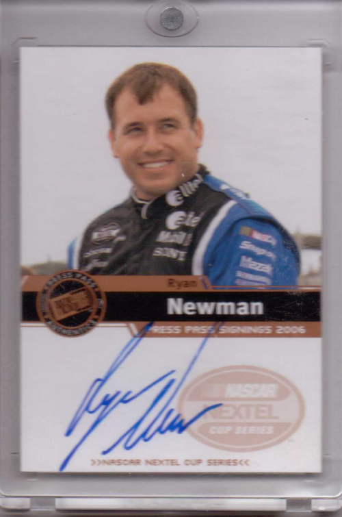 2006 Press Pass Signings #42 Ryan Newman NC S