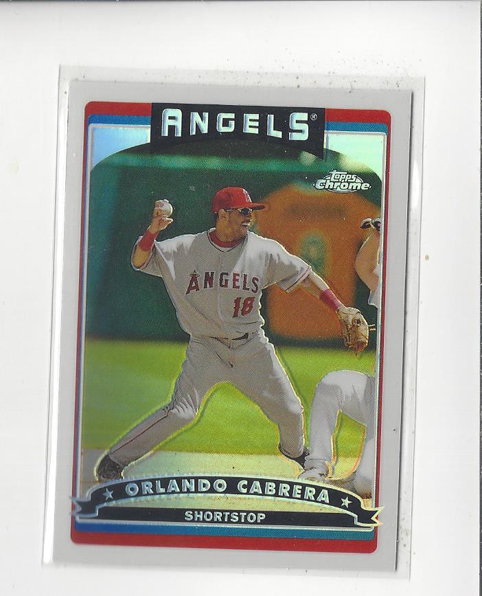 2006 Topps Chrome Refractors #149 Orlando Cabrera