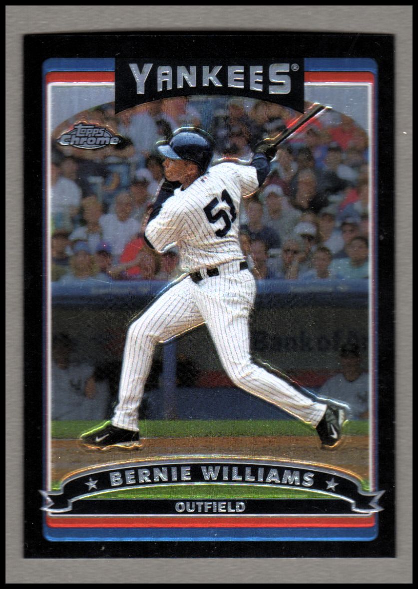 BERNIE WILLIAMS - 1996 Bowman - #109 - Yankees - $1.00 Shipping