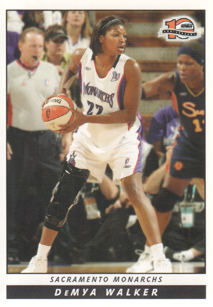 2006 WNBA #99 DeMya Walker back image