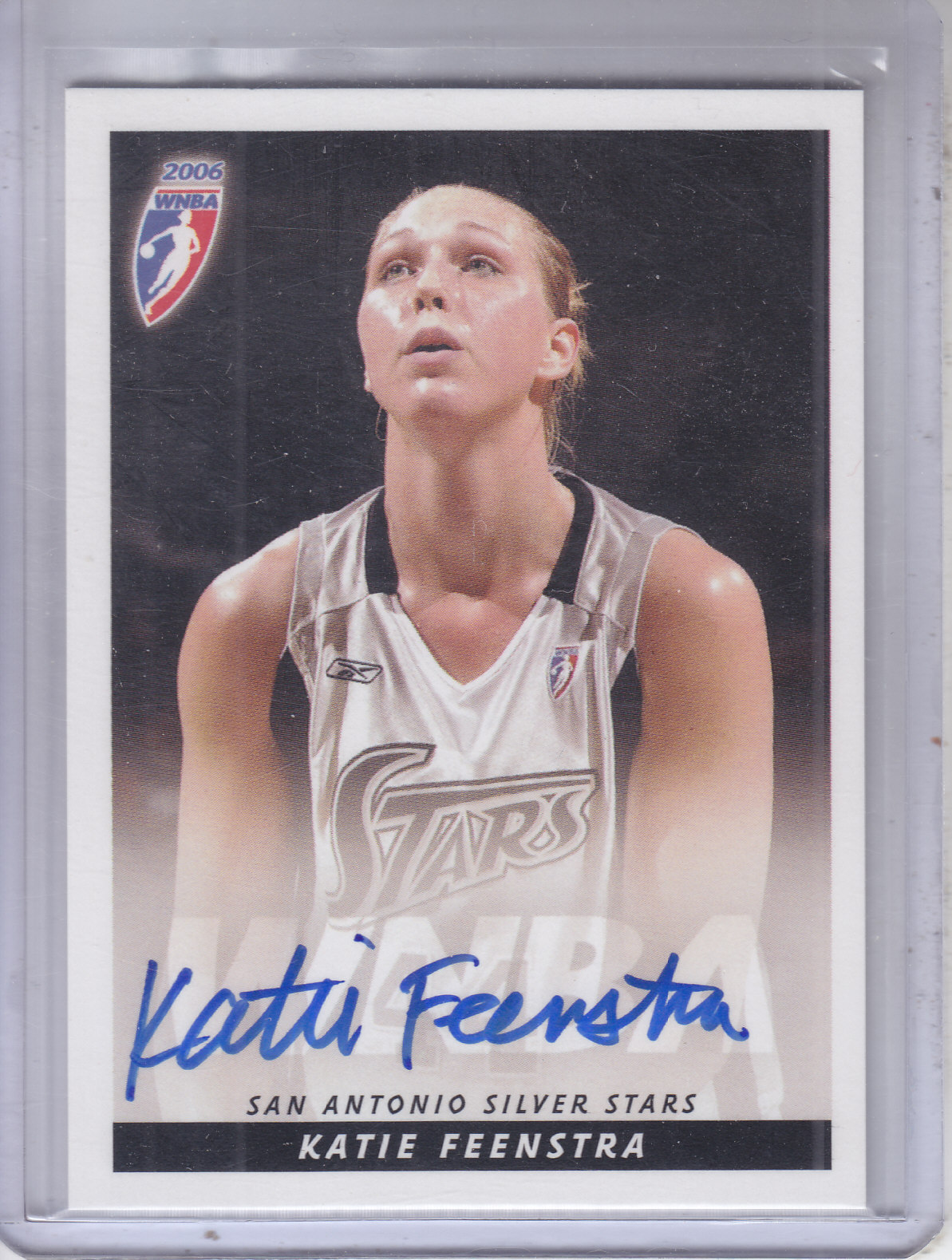 2006 WNBA Autographs #5 Katie Feenstra Close Up