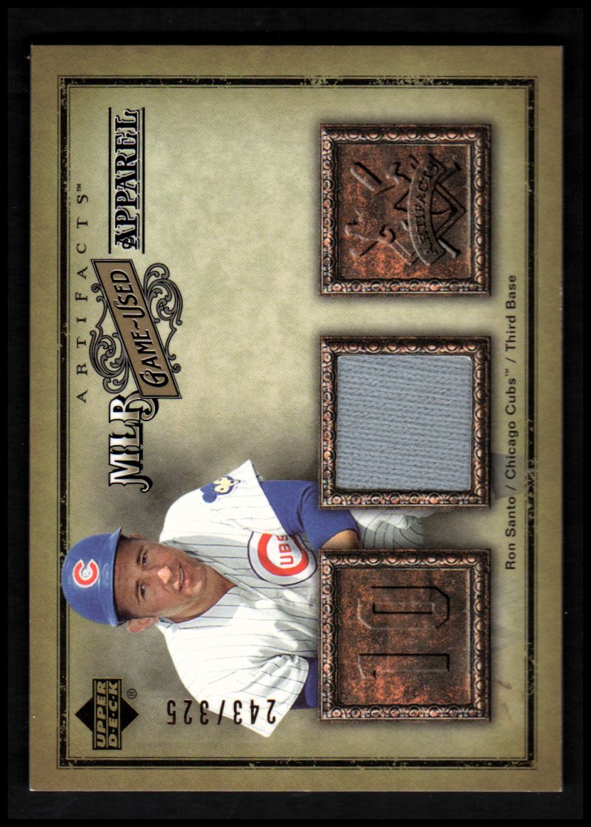 2006 Artifacts MLB Game-Used Apparel #RS Ron Santo Jsy/325