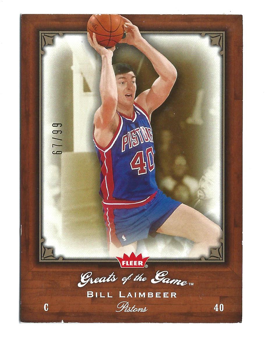 2005-06 Greats of the Game Gold #13 Bill Laimbeer