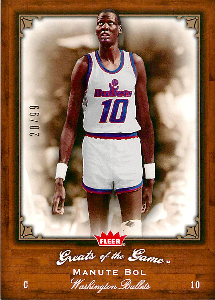 2005-06 Greats of the Game Gold #55 Manute Bol