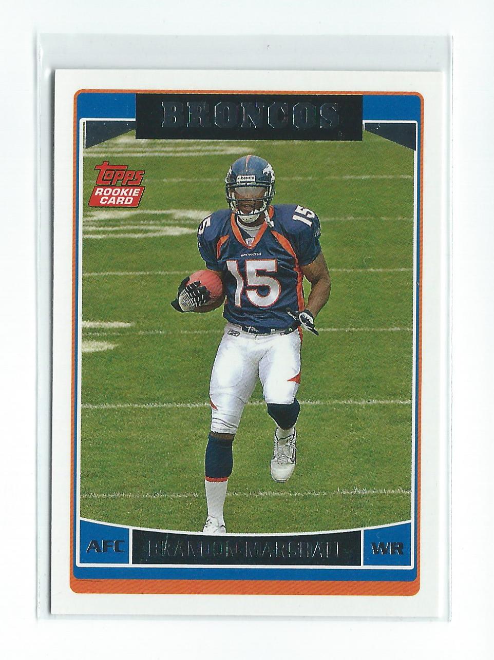 2006 Topps #385 Brandon Marshall RC