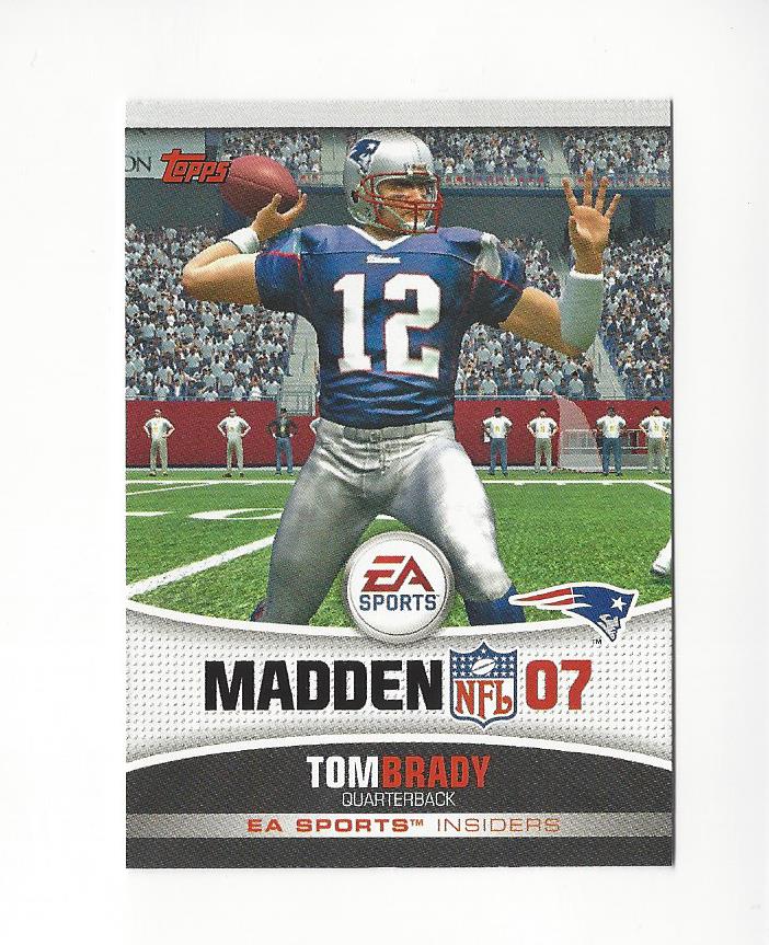 2006 Topps EA Sports Madden #13 Tom Brady