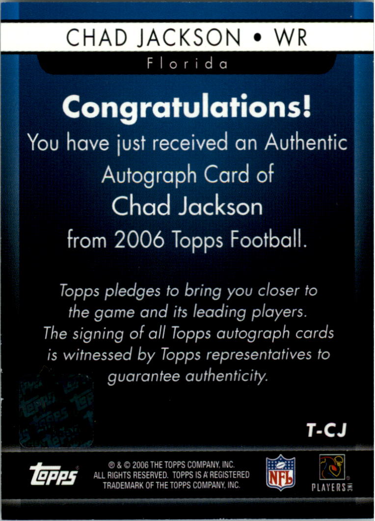 2006 Topps Football Card Pick (Inserts)