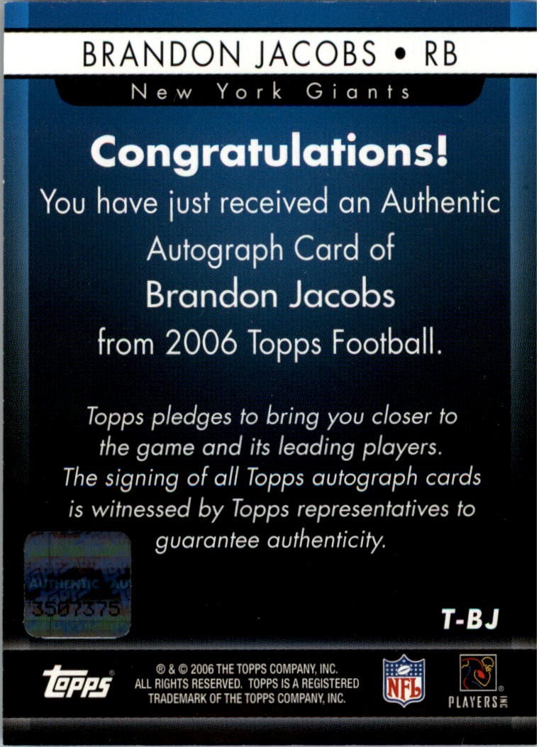 2006 Topps Football Card Pick (Inserts)