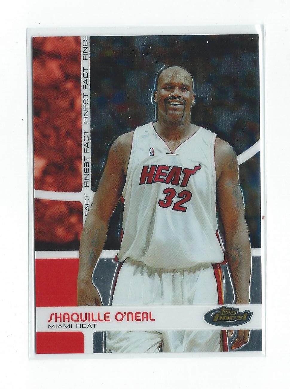 2005-06 Finest Fact #FF21 Shaquille O'Neal
