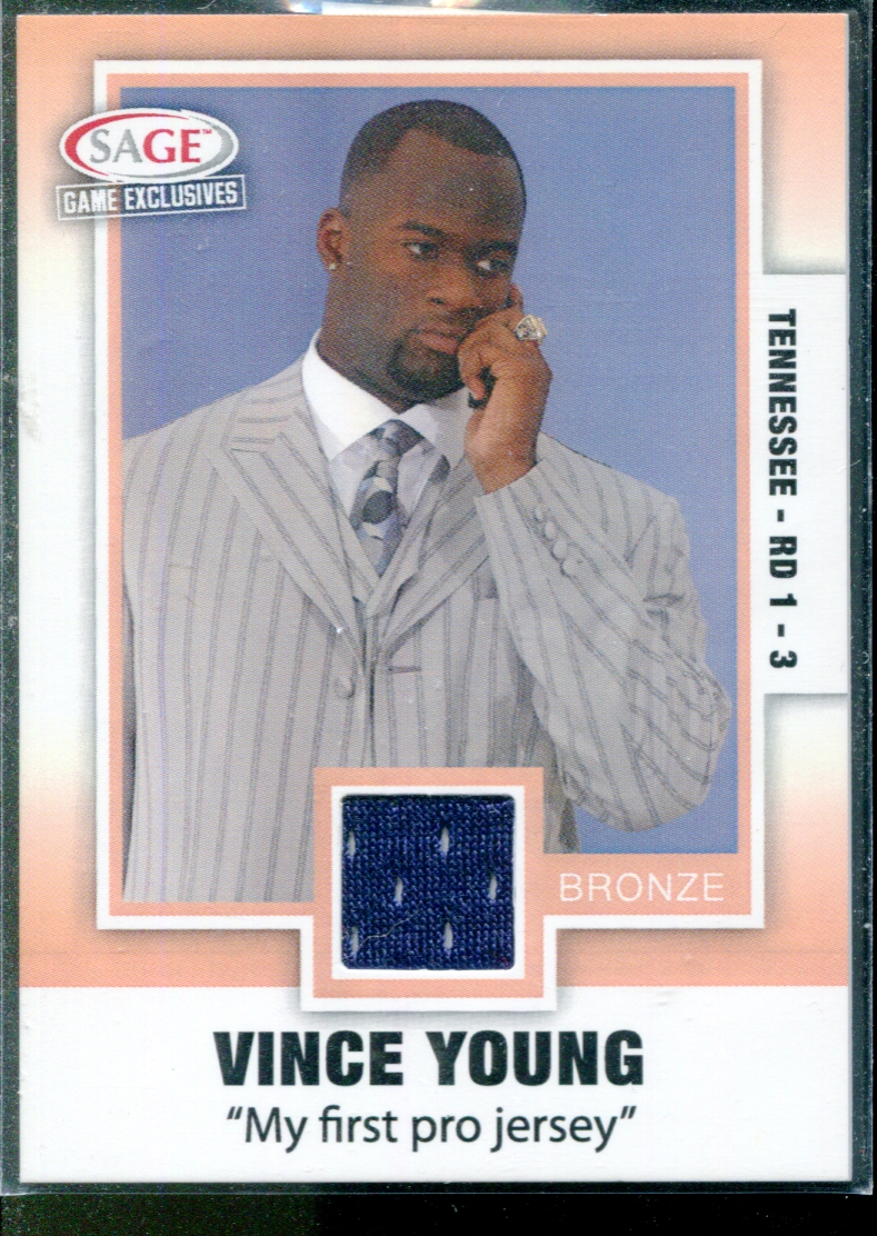 2006 SAGE Game Exclusive Vince Young Jerseys Bronze #VY8 Vince Young NFL